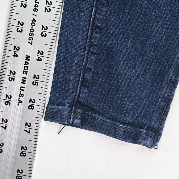 LOFT 24‎ / 00 Modern Skinny Ankle Medium Wash Stretch Denim Womens Jeans - Picture 4 of 9